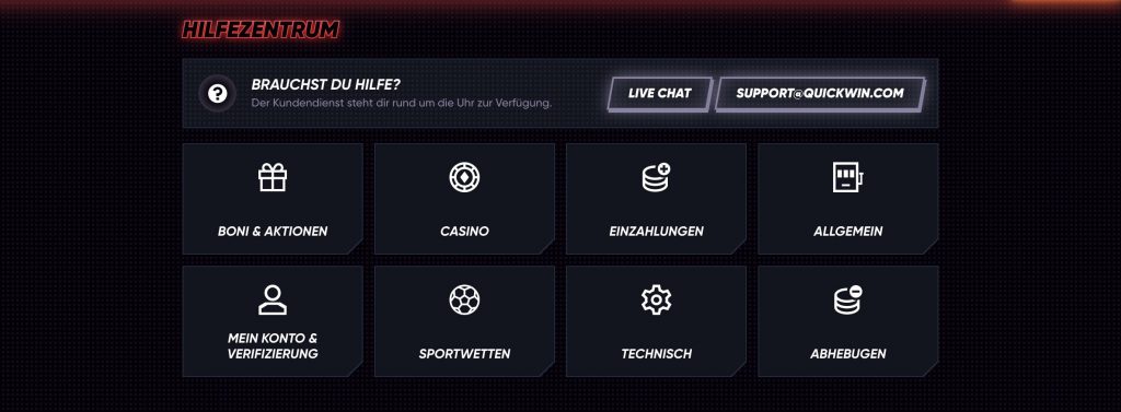 quickwin support